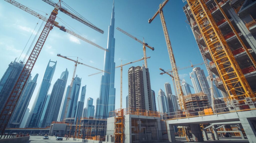 modern Dubai construction