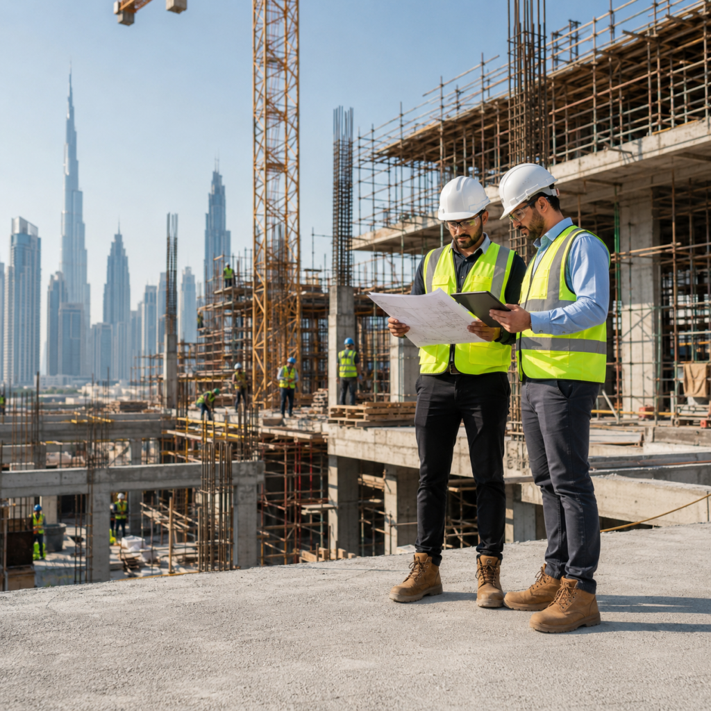 General Contractor Dubai Construction site